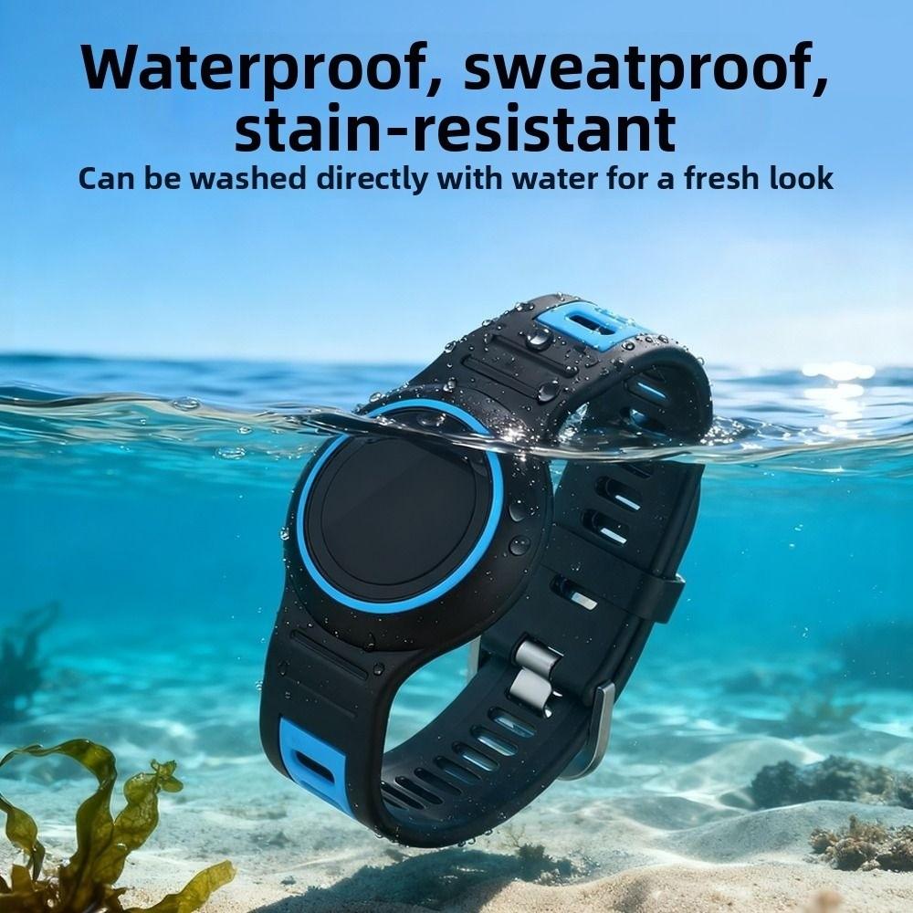 Double Color Wristband Waterproof Tracker Holder Strap Case Bracelet for AirTag Tracker Accessories