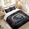 Set Biancheria da Letto 1 Copripiumino 2 Federe Stampa Camion Uomo Camera da Letto Decorazione Casa