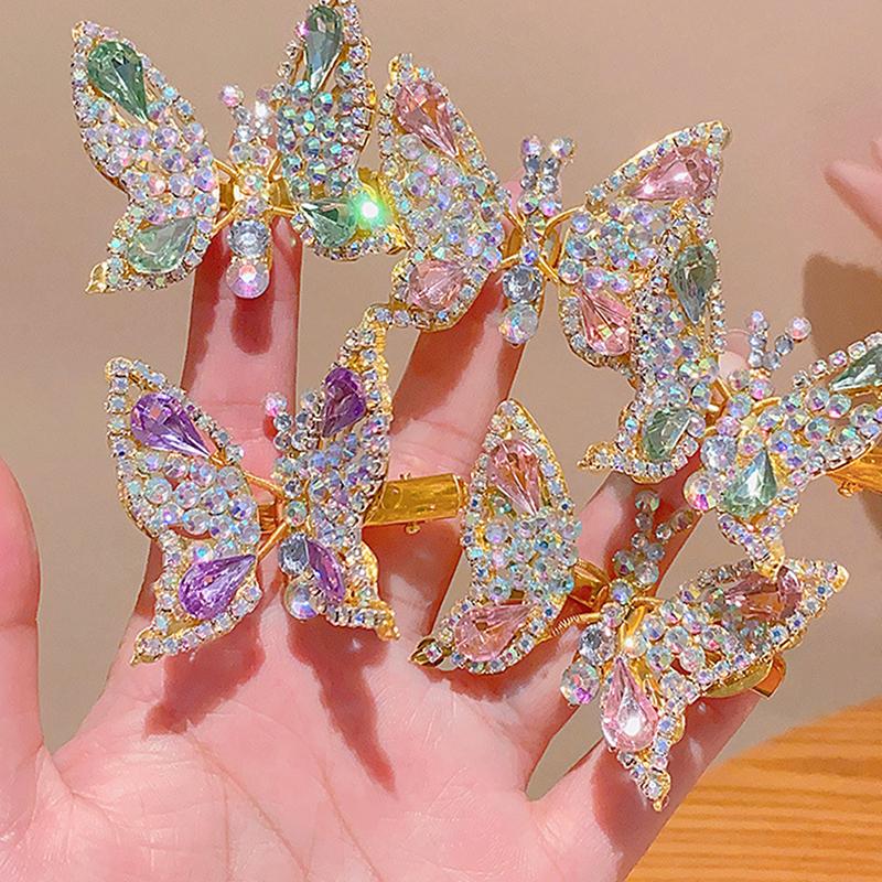 Move Butterfly Hairpin Hair Clip Girl Shaking Swing Top Hair Clips Bangs Clip Barrettes Hair Accessories