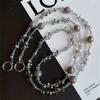 Water Drop Crystal Phone Chain With Beaded Handcrafted Strap For Women And Men