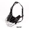 Adjustable Dog Muzzle Anti-biting Breathable Pet Mouth Mask Leather Metal Protection Cover Dog Muzzle Accessories Pet Supplies