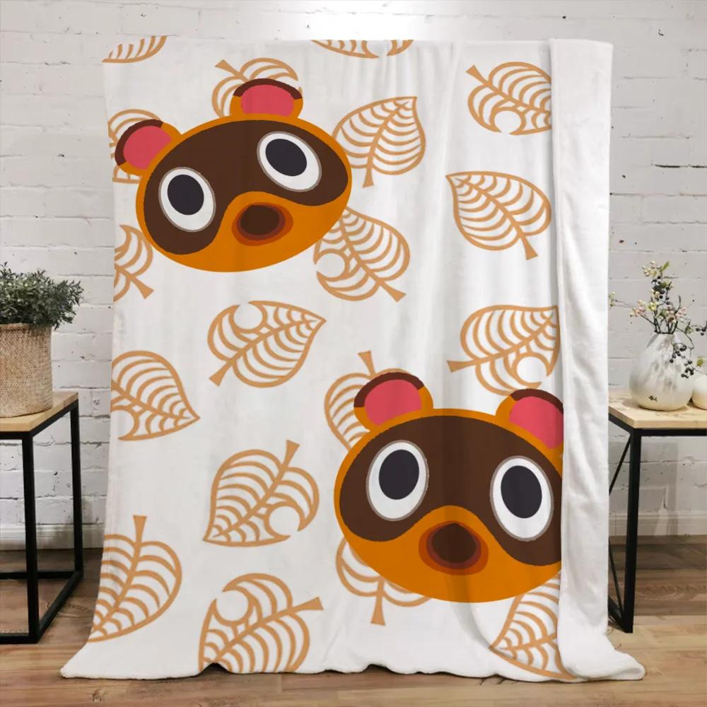 Animal Crossing Decorative Blanket Sofa Winter Custom Blankets Characters Luxury Bedding Home Interior Beach Towel Fluffy Plaid