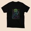 Limitiertes T-Shirt mit Bandmotiv Rings of Saturn Schwarz