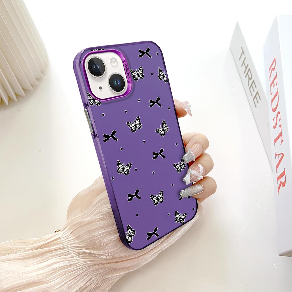 Fashion Colorful Sliver Double Sided Phone Shell Soft Edge Hard Case Full Cover Shockproof Phone Casing for Samsung A16 A55 Xiaomi Redmi 14C Poco C75