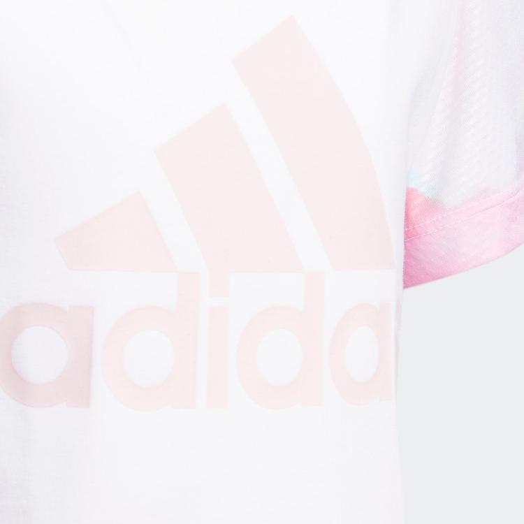 adidas T Shirt Clear Pink Kids' HE0036