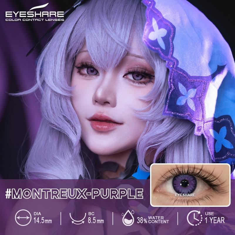 2Pcs Purple Colored Contacts Cosplay Contact Lenses for Eyes Red Lenses High Quality Soft Lenses Green Contacts Yearly