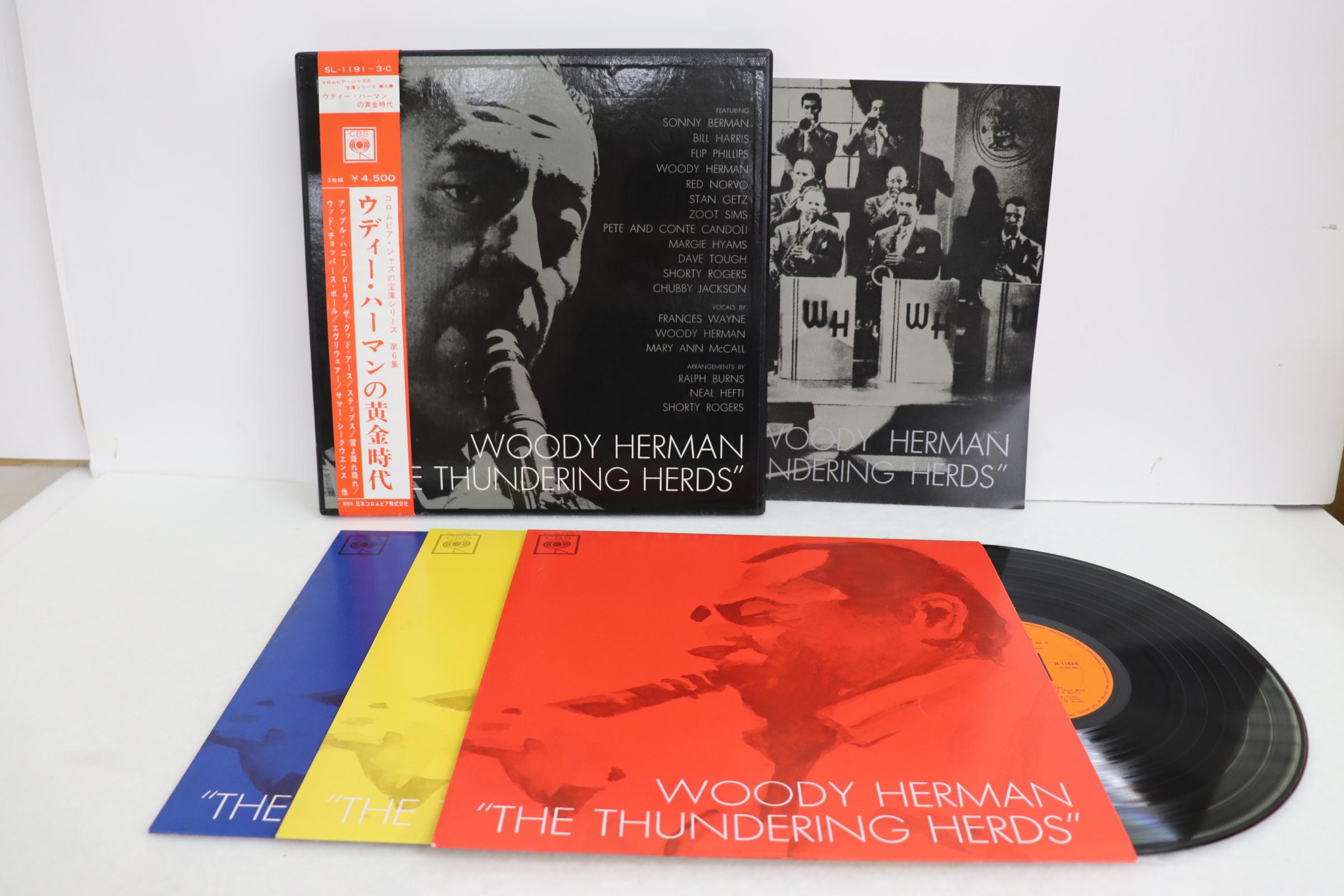 

LP Record WOODY HERMAN - Thundering Herds SL11913C CBS Japan Obi Jazz Used