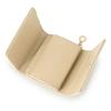 Snoopy Box Heart Quilting Series Tri-fold Wallet, Beige,