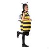 Bee Costume Suit Animal Outfit Yellow Classic Dress for Carnival Unisex Kids Girls Child