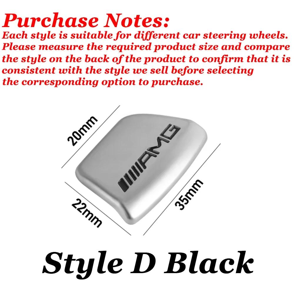 ABS Logo AMG Emblem Auto Lenkrad Aufkleber Für Mercedes Benz AMG W203 W204 W205 W176 W211 W212 W213 GLA GLC Auto Zubehör