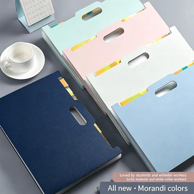 A4 Accordion File Organizer 13 Pockets Expanding Folder with Label Pocket for Office Desk School Supplies Home Storage