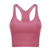 Original I-Shaped Yoga Vest Female with Chest Pad Beauty Back Exercise Underwear Female Bubble Wrap Running Fitness Bra Can Be Outwear