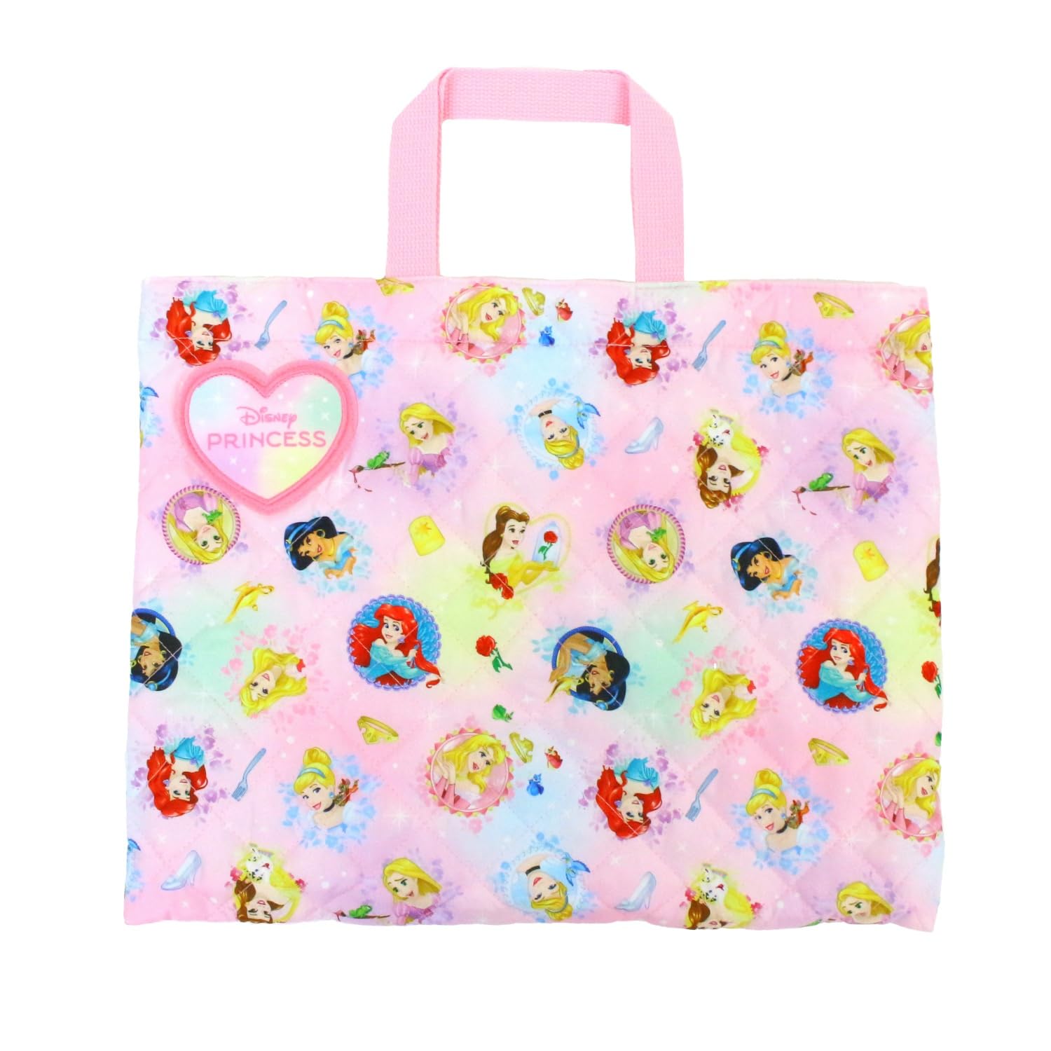 

Takanami Create Quilted Lesson Bag, Princess Pink [138535] for Schoolchildren, Toddlers, and Children, Perfect for Kindergarten, School Entrance, Fiel