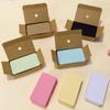 100pcs Memo Paper Cards Solid Color Small Rectangle Paper Memo Pad Message Paper School Office Supplies