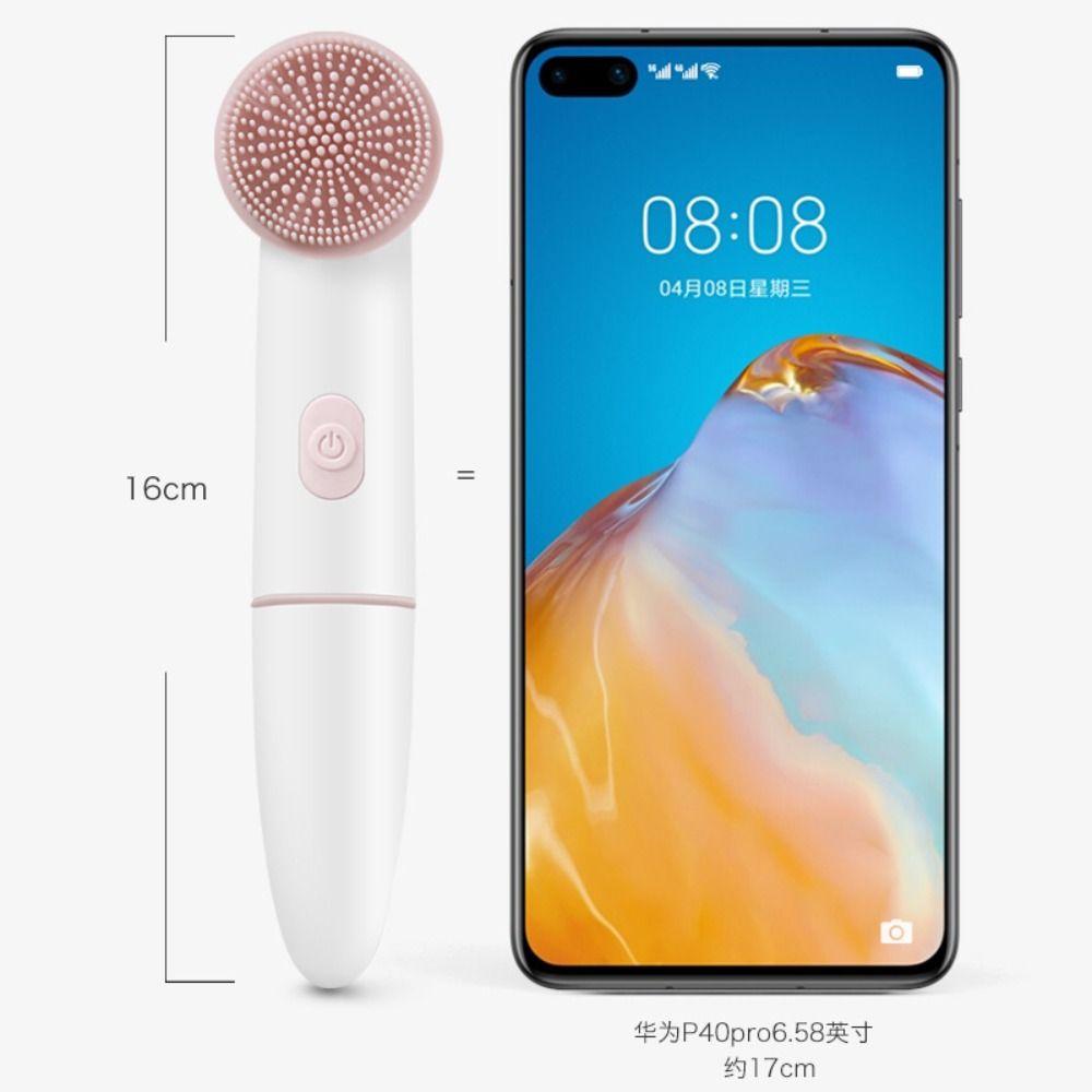 Two-in-one Vibrating Cleansing Brush Waterproof Facial Face Scrubber Brush  Face Washing Brush