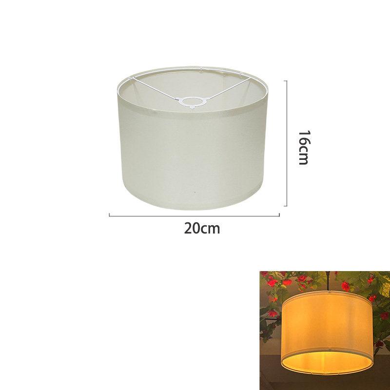 Vintage Cylinder Lampshade E27 Linen Round Lamp Shade for Table Lamps Easy Assembly Lampshade for DIY Table Lamps Floor Bedside