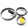 Pro Round Pancake Mold with Egg Ring Nonstick Stainless Steel Breakfast Maker Tool for Crepes Home & Commercial Use Cooking Mold