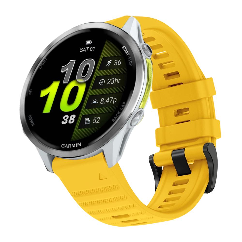 Silicone Watch Strap for Garmin Forerunner 970/965/955 Water-proof/Lightweight/Comfortable Outdoor Band for 22/26mm Quick Fit