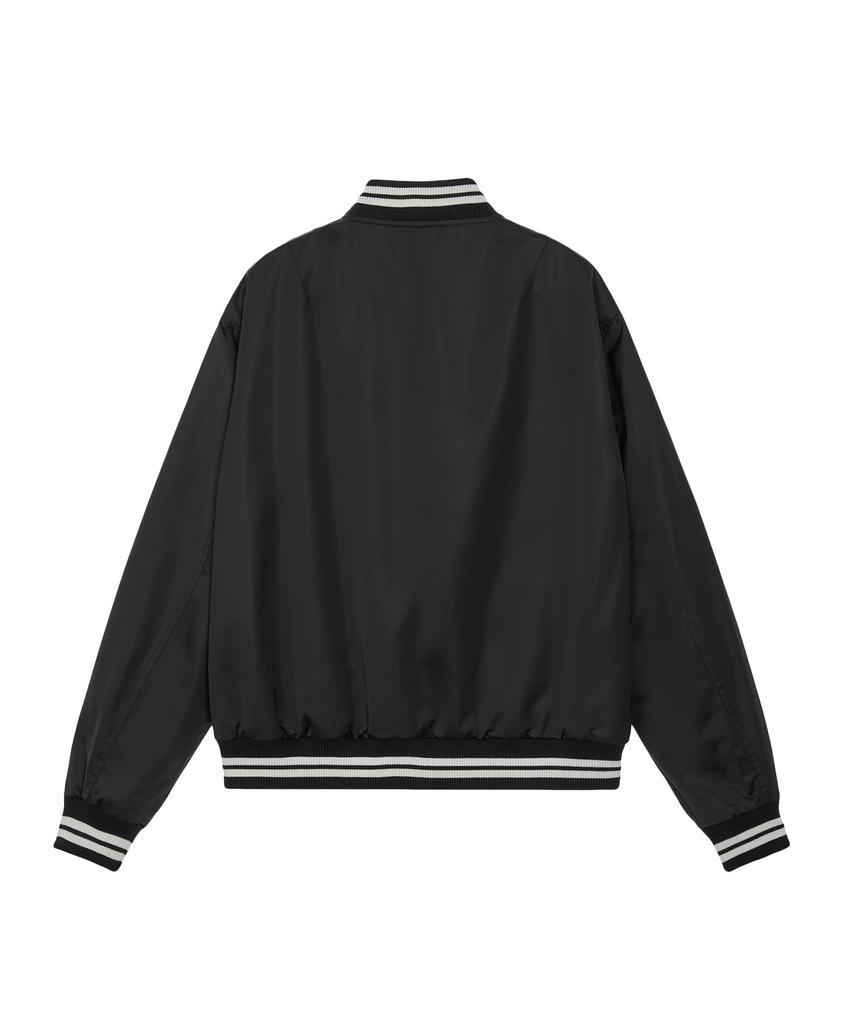 Rest&Recreation Rs Nylon Bomber Jacket - Black