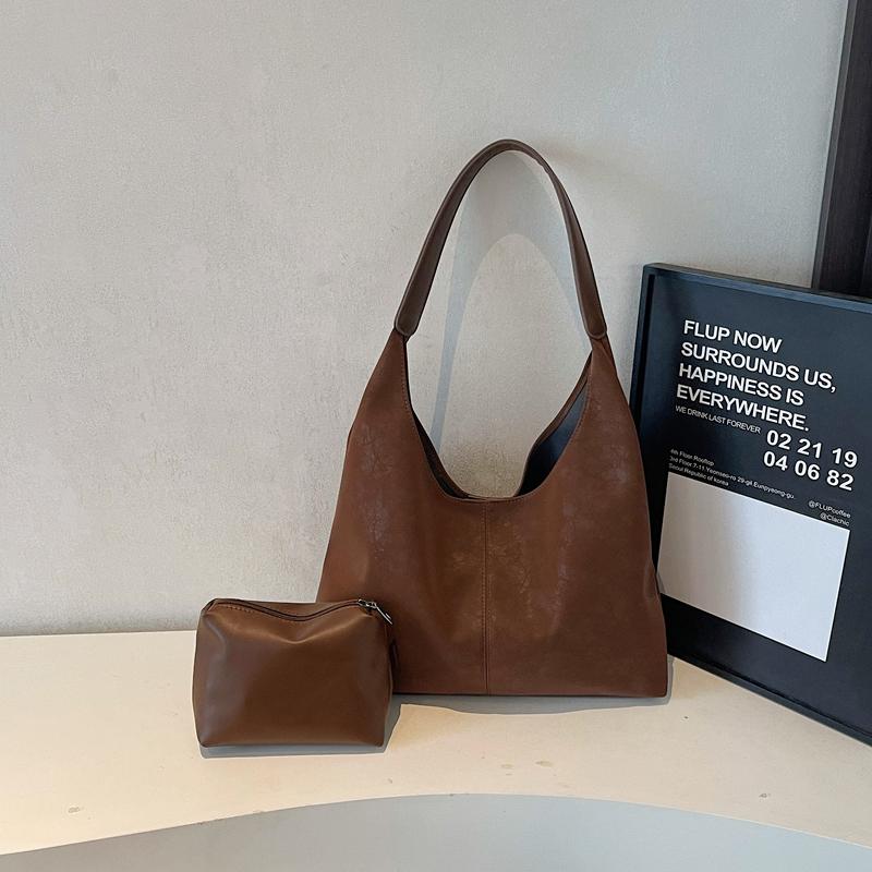 Large Capacity Tote Bag Women's Shoulder Crossbody Bag