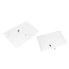 2Pcs PVC Erase Whiteboard Sticker Self Adhesive Whiteboard for School Office Home 11.8 X 15.8in