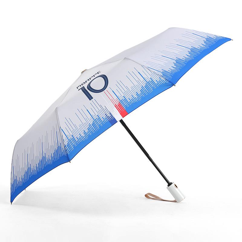 Creative World Cup Outdoor Umbrella Automatic Digital Vinyl Sunshade Sunscreen UV Protection Umbrella