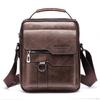 Men's Retro Leather Crossbody Backpack