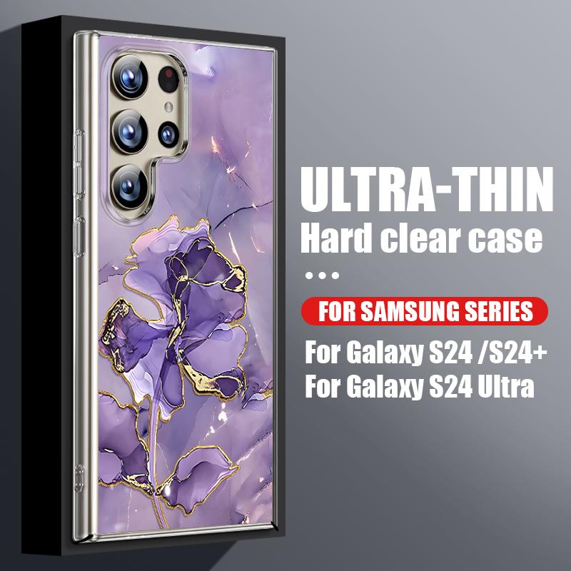

Marble Pattern Phone Case For Samsung Galaxy S26 S25 S24 S23 Ultra S22 Plus S25 FE A56 A36 A26 A55 A54 A15 Transparent PC Cover Galaxy S26