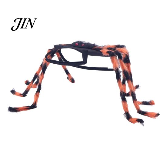 Fastener Buckle Pet Costume Halloween Spider for Dog Cat, Hairy Dress Up Outfit Party Accessory, Festival Pets
