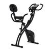 HOMCOM Foldable Exercise Bike, 8 Levels of Magnetic Resistance, Hand Pulse Sensors