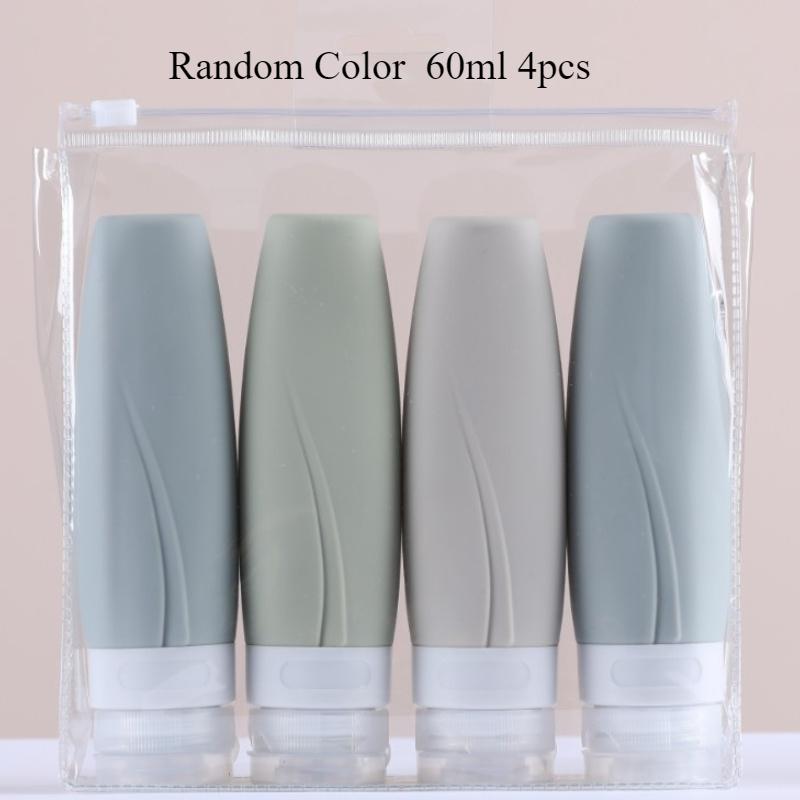 1/4Pcs silicone bottling travel bottling set silicone bottle cosmetic storage bottle washing set bottling set