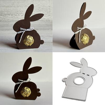 Metall Stanzformen Osterhasen Ausstechformen Vorlagen Formen Prägeschablonen für Album Scrapbooking Papierdekoration