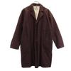 YAECA Light Linen Blend Chester Coat M Brown WRITE Men's Used