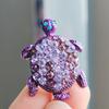 Vintage Rhinestone Cute Cartoon Turtle Animal Brooches For Women Men Coat Clothing Accessories Brooch Pins Party Jewelry Gifts
