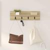 Wall Mounted Nightstand Sonoma Oak 60 x 10.5 x 18 cm