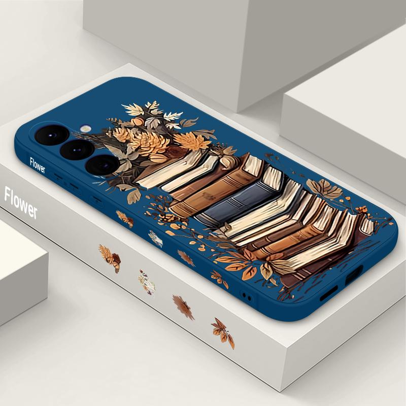 Book Print Case For Samsung Galaxy S24 S25 FE S26 S25 S23 S22 Ultra A17 A56 A16 A55 A25 A15 A36 A54 5G Lanyard Soft Cover