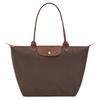 Bolso de Hombro de Nailon con Logo de Marca Le Pliage Grande para Mujer Marrón Oscuro 1899089002