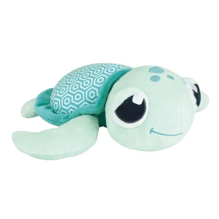My Little Shell Plush Turtle Luminous Natural +/- 25 Cm - JEMINI - Charges with Light, Works Without Batteries.