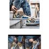Men's Ethnic Pattern Retro Chunky Sneakers Casual Lace Up Outdoor Walking Shoes