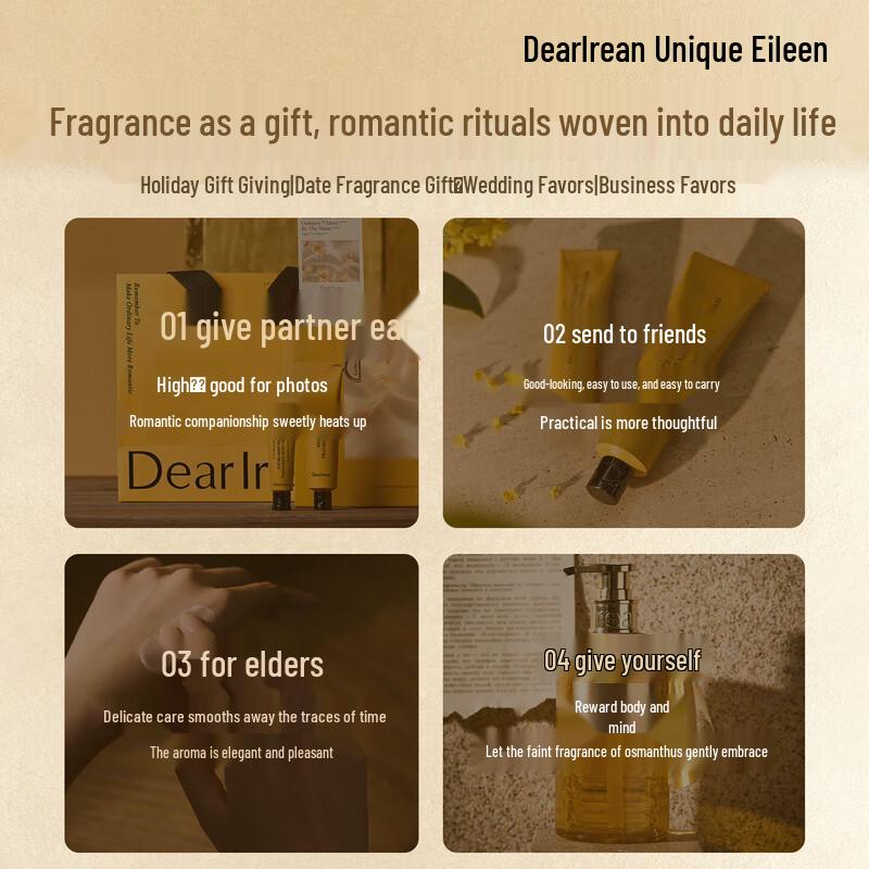 Unique Irene Blooming Osmanthus Scented Shower Gel Gift Set