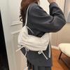 Small Tote Bag with Bow Tie for Women Trendy Versatile Crossbody Shoulder Handbag