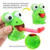 Creative and Humorous Tongue Sticking Frog Emits Sound To Vent, Squeezes and Screams, Pinches Music, and Pranks Toys