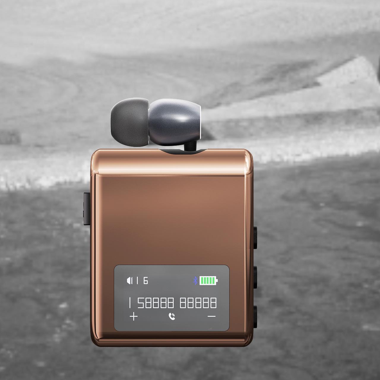 

Bluetooth Clip-On Headset for Driving & Cycling: Noise Reduction, Large Battery, Long-Lasting, Single-Ear Sports Design