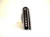Authentic BALENCIAGA Gray Glitter Leather Silver H/W 6 Pics Key Chain #a936  Refurbished