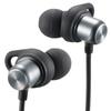 OHM AudioComm Wireless Neckband OHM Standard Earphones, Black, HP-W215N-K, 03-1294,