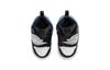 Jordan Air Jordan 1 SKY Comfortable Cushioning, Wear Resistant Mid top Toddler Shoes Black White Infant And Toddler BQ7196-154