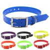 Hoge Kwaliteit Grote Hondenhalsband Verstelbare TPU Duurzaam Waterdichte Huisdier Hondenhalsband ontworpen voor Puppy Riem Effen Kleur Hond Accessoires