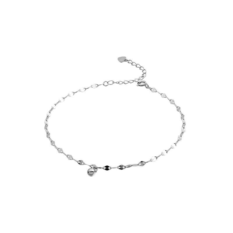 Brățară de gleznă Banyan Tree din argint S925 cu mărgele rotunde - Bijuterii de vară de lux pentru femei, 2022.