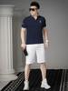 European Goods 2025 Summer New Short-Sleeved Polo Shirt Men's Casual Lapel T-Shirt Trendy Brand Badge Half-Sleeved Top for Men