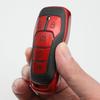 Key Fob Cover - Soft TPU Smart Remote Car Key Case - Compatible with Ford F150, Explorer, Fusion, Mustang, Edge, Lincoln MKZ, MKC, MKX (Red)